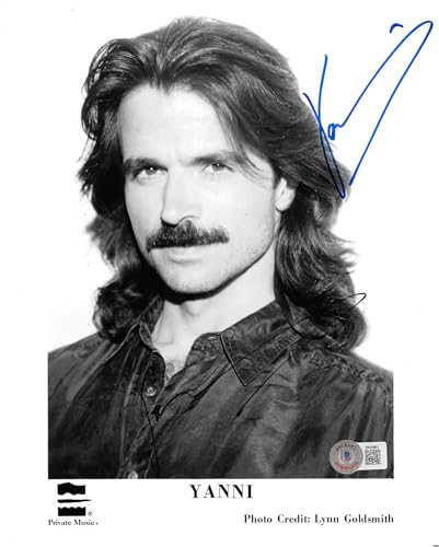 Yanni Musician Authentic Signed 8x10 Photo Autographed BAS #BK03861