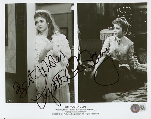 Lysette Anthony Without a Clue "Best Wishes" Signed 8x10 Photo BAS #BL96180