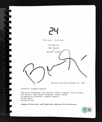 Brian Grazer 24 Authentic Signed Movie Script Autographed BAS #BK02177