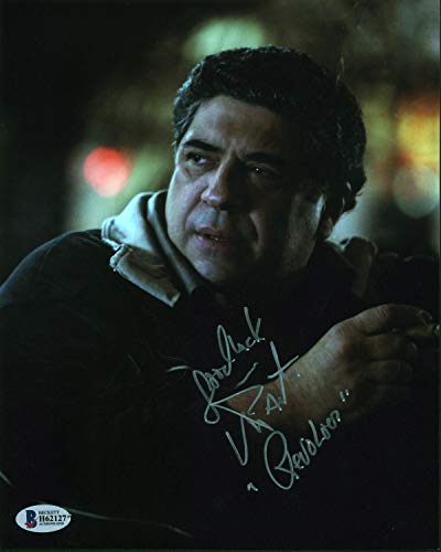 Vincent Pastore "Revolver" Authentic Signed 8x10 Photo Autographed BAS #H62127