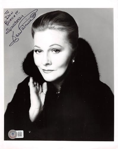 Joan Fontaine Suspicion "To Don Burnett" Signed 8x10 Photo BAS #BL44701