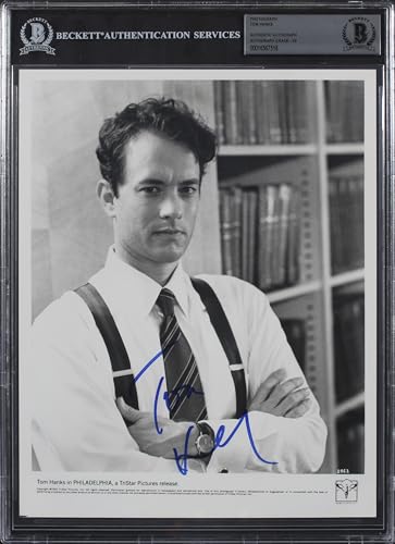 Tom Hanks Philadelphia Authentic Signed 8x10 Photo Auto Graded 10! BAS Slabbed