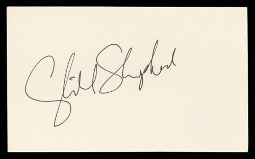 Cybill Shepherd Moonlighting Authentic Signed 3x5 Index Card BAS #BN06358