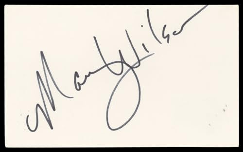 Mary Wilson Singer Authentic Signed 3x5 Index Card Autographed BAS #BN06496