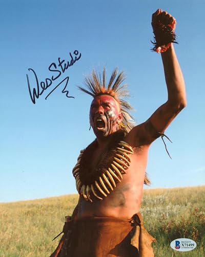 Wes Studi Dances with Wolves Authentic Signed 8x10 Photo Autographed BAS #X71499