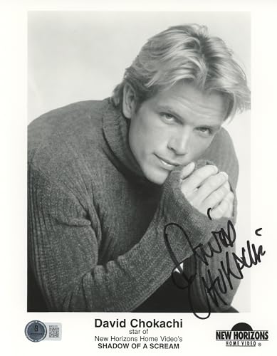 David Chokachi Shadow Of A Scream Authentic Signed 8x10 Photo BAS #BM03320