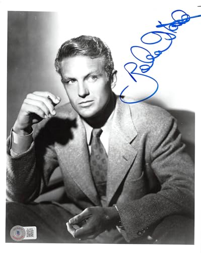 Robert Stack Airplane! Authentic Signed 8x10 Photo Autographed BAS #BL44638