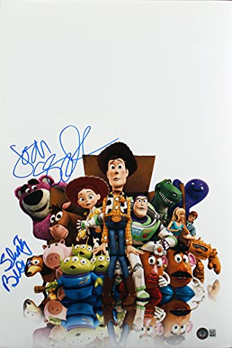 Joan Cusack & Blake Clark Toy Story Authentic Signed 12x18 Photo BAS #BB22896