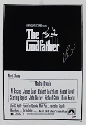 Al Pacino The Godfather Signed 12x18 Photo Auto Graded 10! PSA/DNA Itp #6A31140