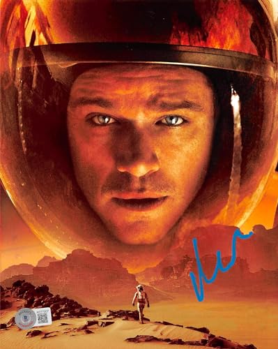 Matt Damon The Martian Authentic Signed 8x10 Photo Autographed BAS #AD77007