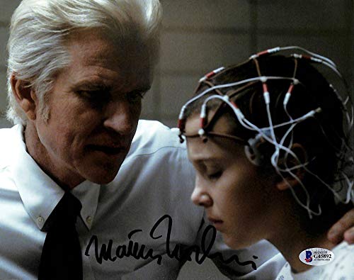 Matthew Modine Stranger Things Authentic Signed 8x10 Photo BAS #G45892