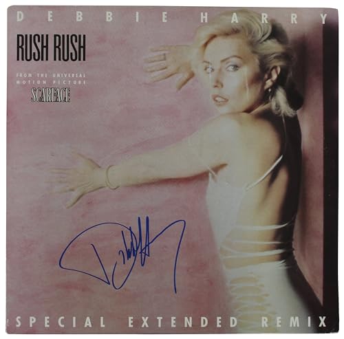 Debbie Harry Authentic Signed Rush Rush Album Cover Autographed BAS #BG83053