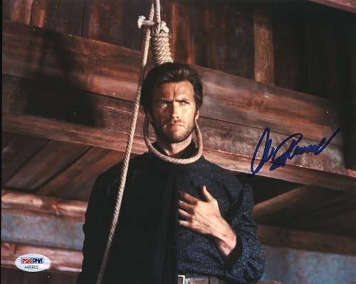Clint Eastwood Good, the Bad & the Ugly Signed 8x10 Photo Auto 10! BAS #AC26972