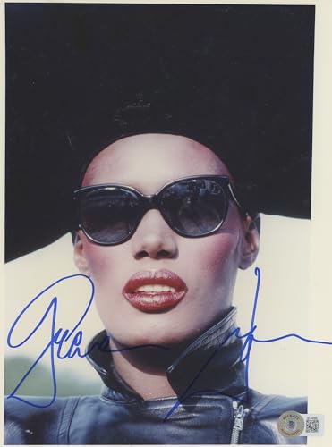 Grace Jones A View to a Kill Authentic Signed 8x10 Photo BAS #BL44595