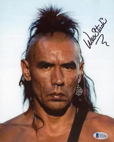 Wes Studi The Last of the Mohicans Authentic Signed 8x10 Photo BAS #X71498