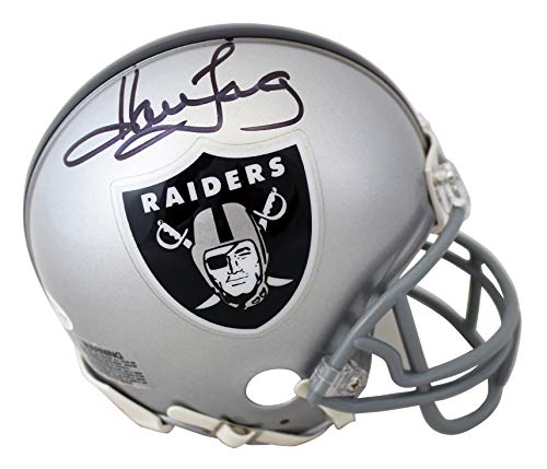 Raiders Howie Long Authentic Signed Rep Mini Helmet Autographed BAS Witnessed