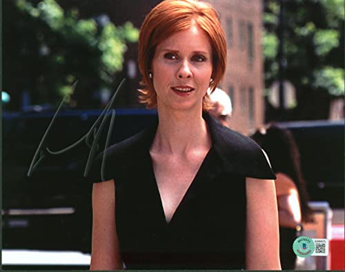 Cynthia Nixon Sex And The City Authentic Signed 8x10 Photo BAS #BJ084575