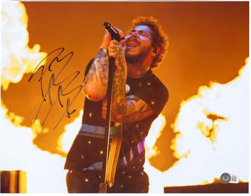 Post Malone Authentic Signed 11x14 Photo Autographed BAS #BK88843