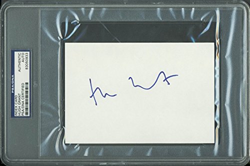 Hugh Grant Authentic Signed 4x6 Index Card Autographed PSA/DNA Slabbed 2