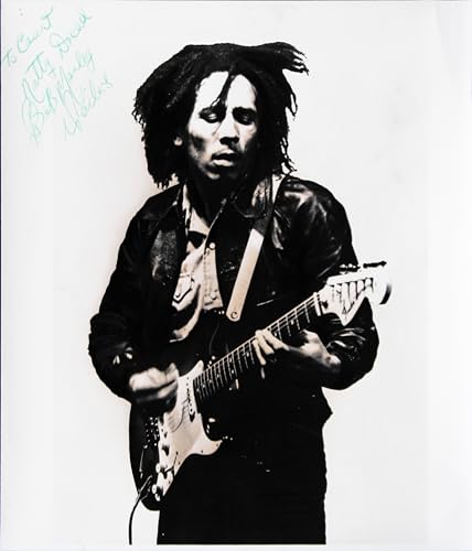 Bob Marley To Court, Natty Dread Authentic Signed 8x9 B&W Photo JSA #YY37989
