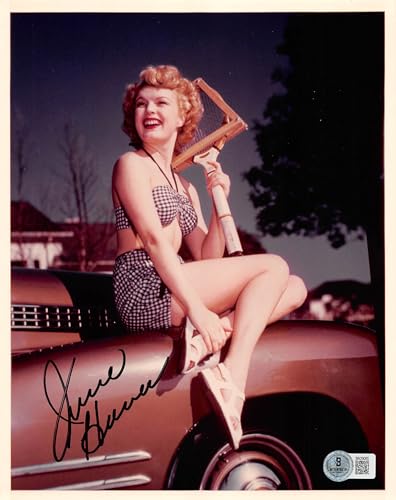 June Haver I'll Get By Authentic Signed 8x10 Photo Autographed BAS #BN29085