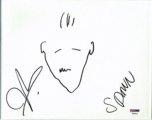 John Leguizamo Authentic Signed 8x10 Canvas with Spawn Sketch PSA/DNA #Y92611
