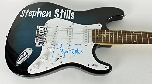 Stephen Stills Authentic Signed Electric Guitar Autographed BAS #C10267
