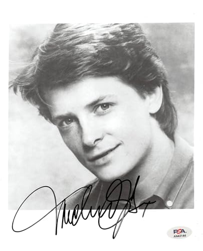 Michael J. Fox Back To The Future Authentic Signed 8x10 Photo PSA/DNA #AN43144