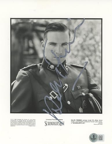 Ralph Fiennes Schindler's List Authentic Signed 8x10 Photo BAS #BN74382