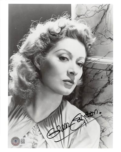 Greer Garson Pride and Prejudice Authentic Signed 8x10 Photo BAS #BL44685
