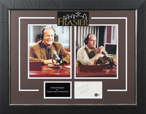 Kelsey Grammer Frasier All The Best Signed & Framed 3x5 Index Card BAS #BL98231