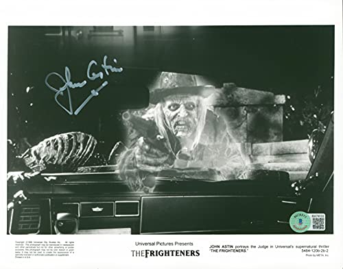 John Astin The Frighteners Authentic Signed 8x10 B&W Photo BAS #BA74132
