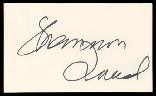 Shannon Tweed Electra Authentic Signed 3x5 Index Card Autographed BAS #BN06475