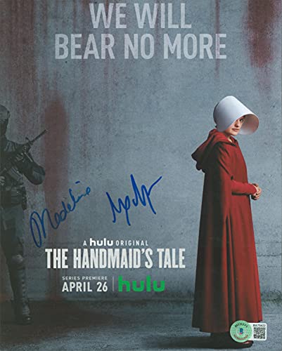 Madeline Brewer & Max Minghella The Handmaid's Tale Signed 8x10 Photo BAS