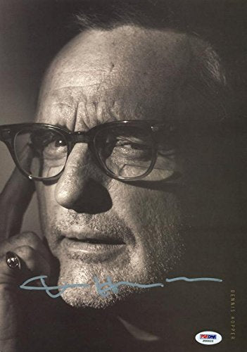 Dennis Hopper Authentic Signed 9.5X13.5 Magazine Page Photo PSA/DNA #J00022