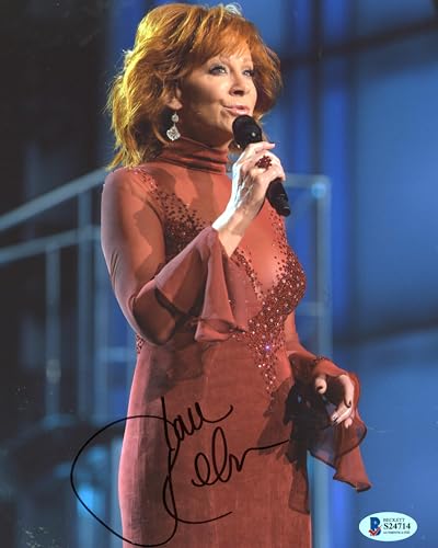 Reba McEntire The Voice Authentic Signed 8x10 Photo Autographed BAS #S24714