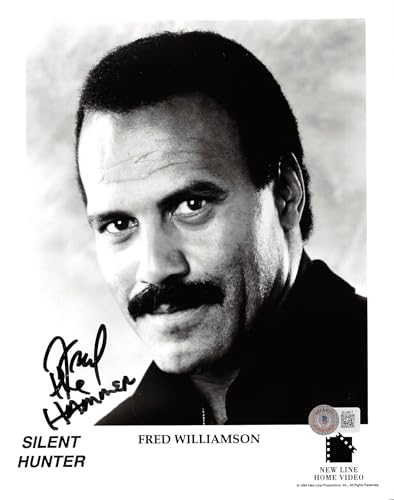 Fred Williamson Silent Hunter "The Hammer" Signed 8x10 Photo BAS #BL44817