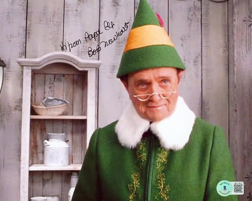 Bob Newhart Elf "Hi From Papa Elf" Authentic Signed 8x10 Photo BAS #BC13637