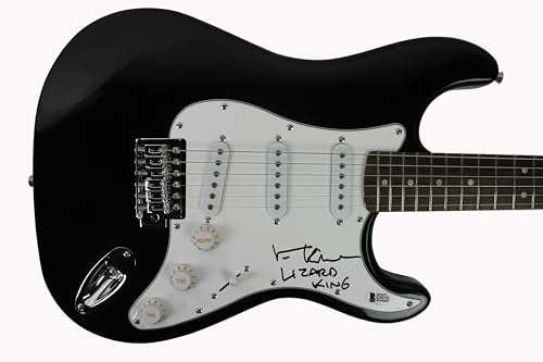 Val Kilmer "Lizard King" Signed Black Electric Guitar BAS Witnessed #K90742