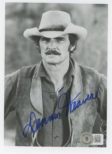Dennis Weaver Gunsmoke Authentic Signed 5x7 Black & White Photo BAS #BK43350