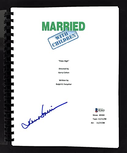 David Garrison Married With Children Signed Pilot Episode Tv Script BAS #H14652