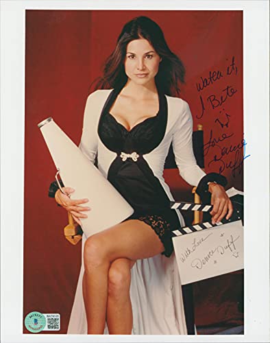 Denise Duff "Watch It I Bite Love" Authentic Signed 8x10 Sexy Photo BAS #BA74135