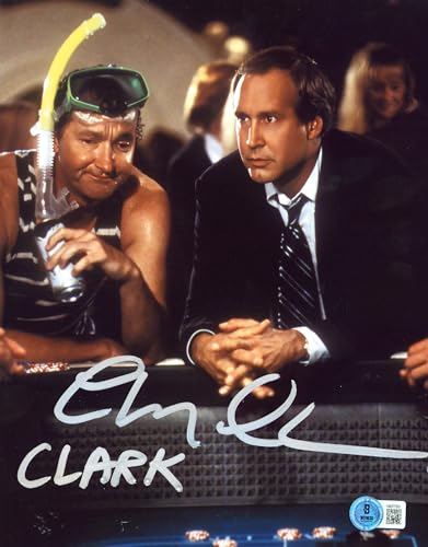 Chevy Chase Vegas Vacation "Clark" Authentic Signed 8x10 Photo BAS #1W377501