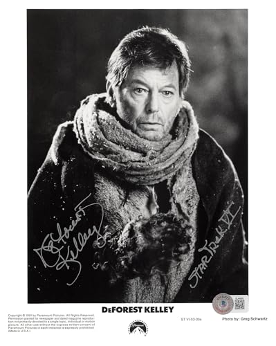 DeForest Kelley Star Trek "Star Trek VI" Signed 8x10 Photo BAS #BL44856