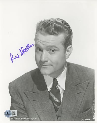 Red Skelton The Red Skelton Hour Authentic Signed 8x10 Photo BAS #BN74444