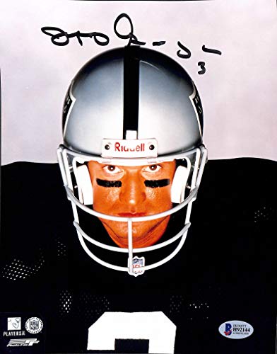 Raiders Jeff George Authentic Signed 8x10 Photo Autographed BAS