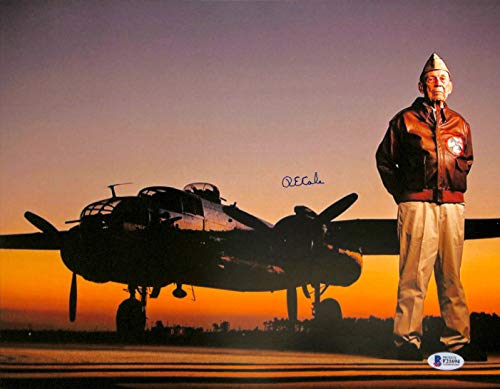 Richard E. Cole WWII Doolittle Raid Authentic Signed 11x14 Photo BAS 2