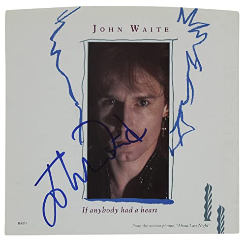 John Waite Signed If Anybody Had a Heart 45 RPM Album Cover BAS #BG79127
