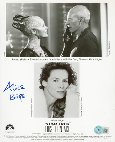 Alice Krige Star Trek: First Contact Authentic Signed 8x10 Photo BAS #BL81274