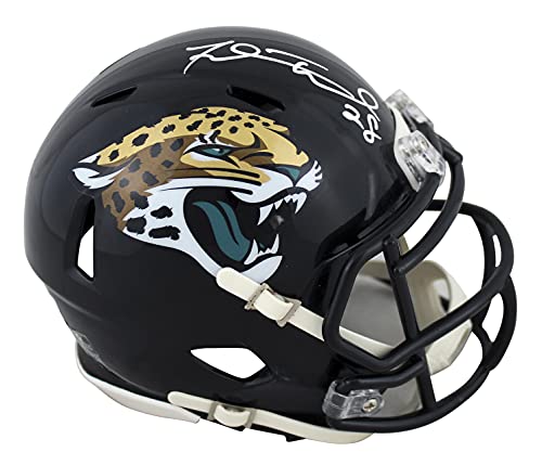 Jaguars Fred Taylor Authentic Signed Speed Mini Helmet Autographed BAS Witnessed